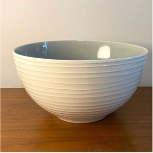 Design House Stockholm Large Serving Bowl White with Gray Interior